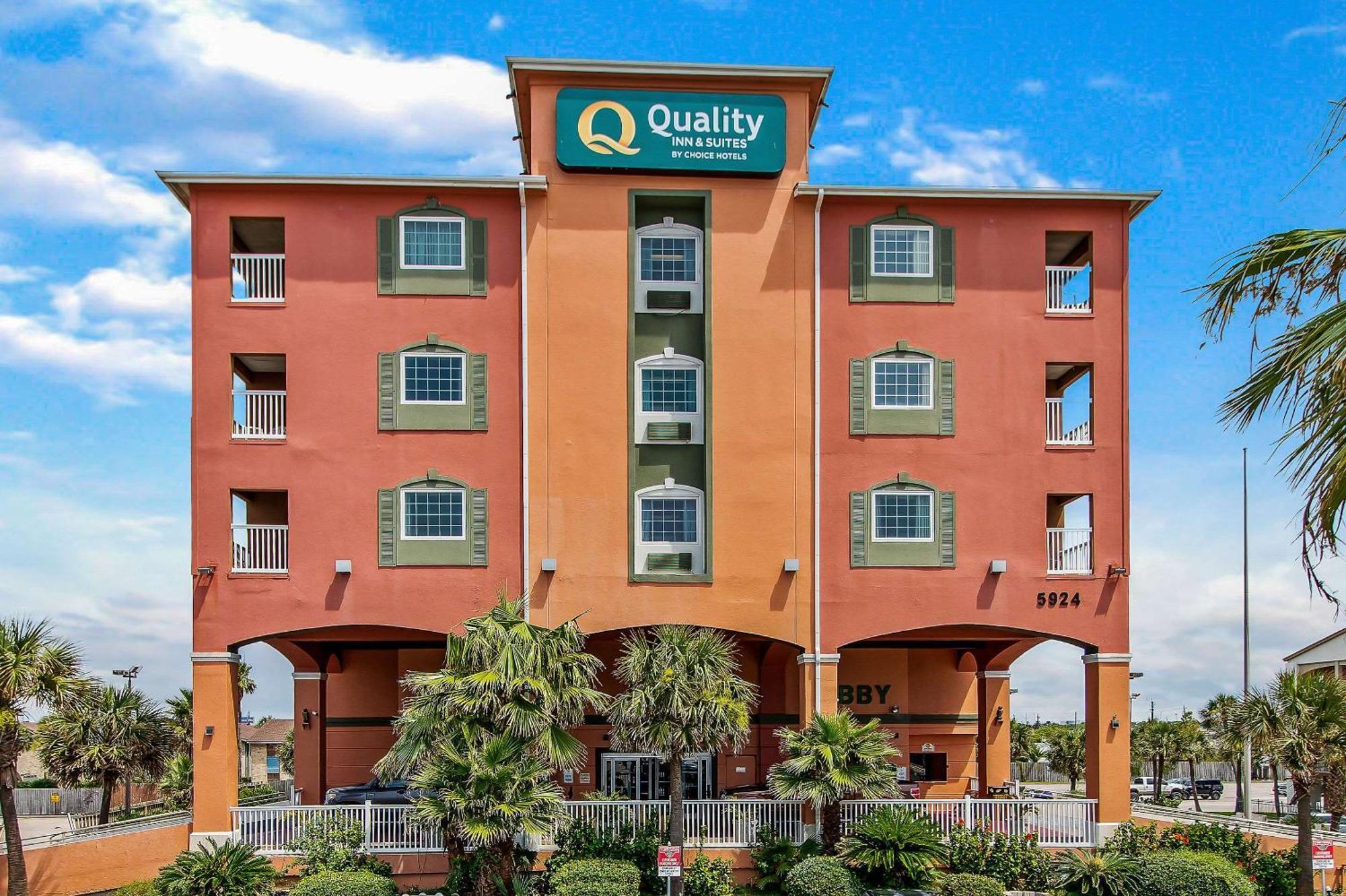 Quality Inn & Suites Galveston - Beachfront Exterior foto